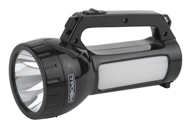 Фонарь-прожектор аккумуляторный PA-504 SMD LED 1Вт боков. светильник 24 SMD LED 2 режима 4 Трофи Б0042439