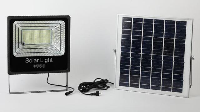 Прожектор светодиодный 150Вт 5000К 1500лм IP65 уличный с датчиком движения солнечная батарея ПДУ Эра Б0049548