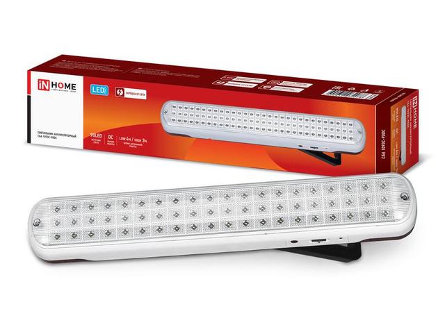 Светильник светодиодный аварийный СБА 1093С-90DC 90LED Li-ion DC IN HOME 4690612032078