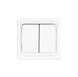 Выключатель 2-кл. СП Валери 10А IP20 бел. UNIVersal В0023
